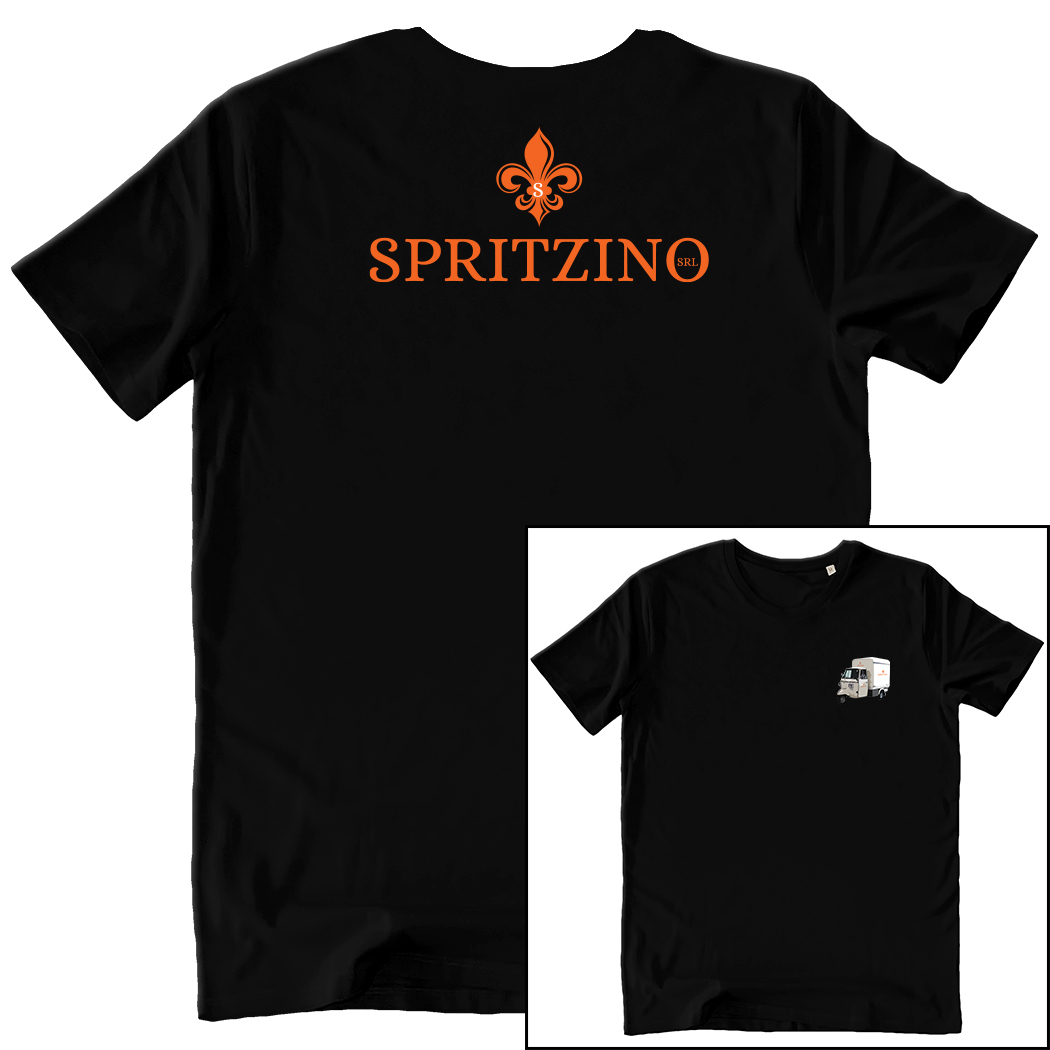 T-SHIRT UNISEX F+R - DELIVERY black