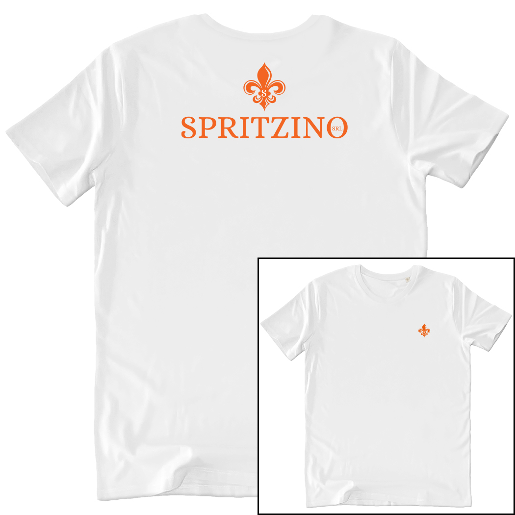 T-SHIRT UNISEX F+R - MONOGRAM white